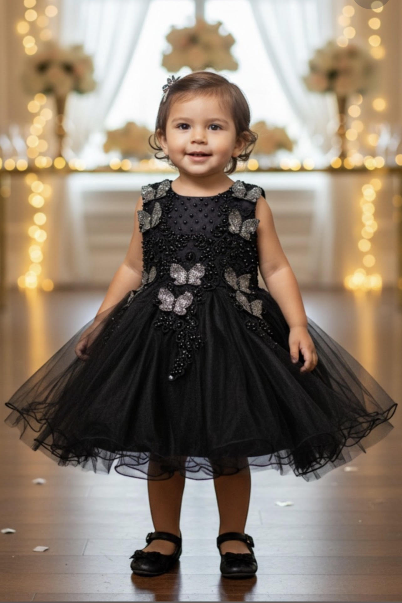 Butterfly Tulle Dress 9156