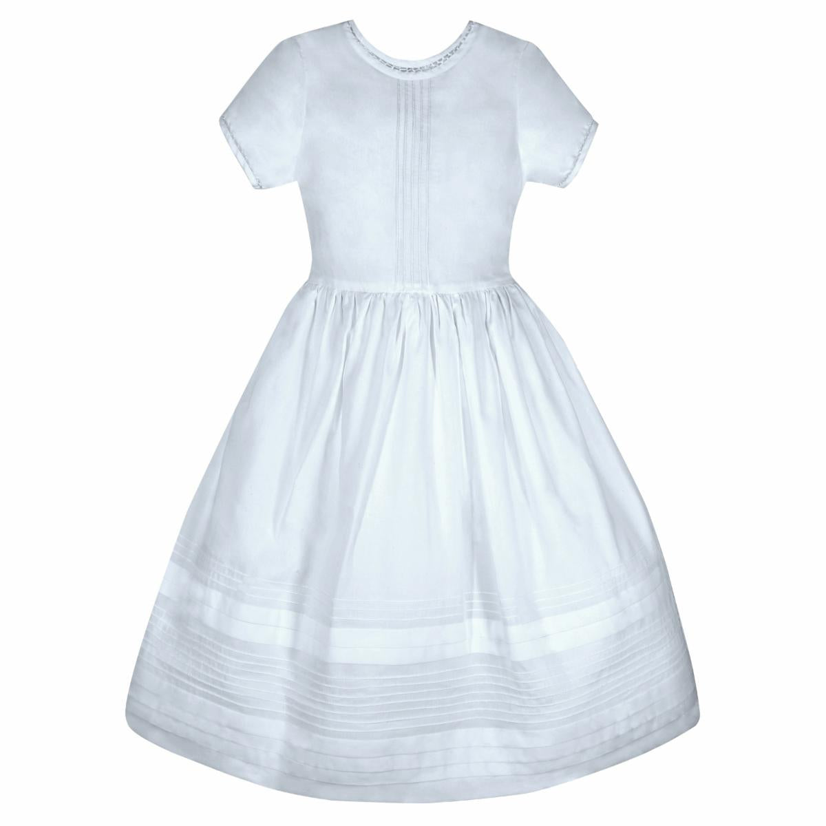 Cambridge Embroidered Cap Sleeve Girls Dress