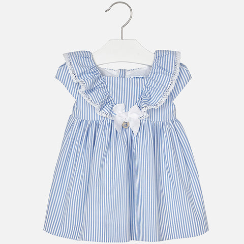 Striped poplin dress 1948