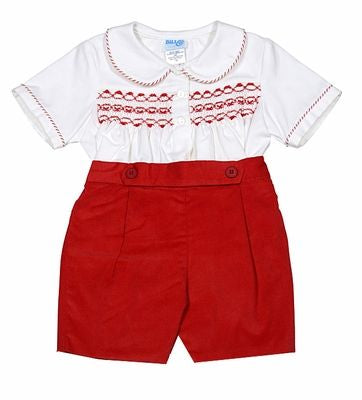 1985-RD-A/B/C Smocked Prince George Outfit