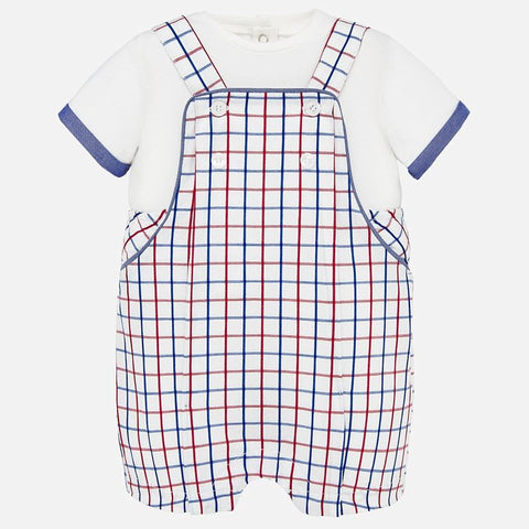 1664 Red white and blue Overalls Set