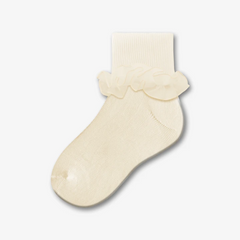 Lace Trim Anklet - Style: 9055 IVORY