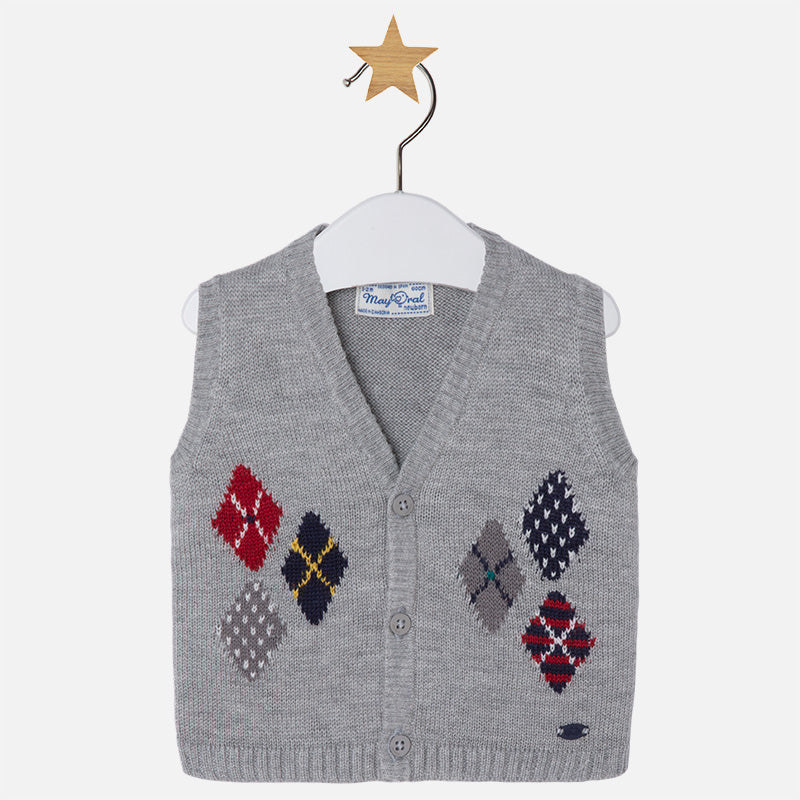 2315 Baby boy knit vest