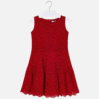 Lace Flared Dress 6912