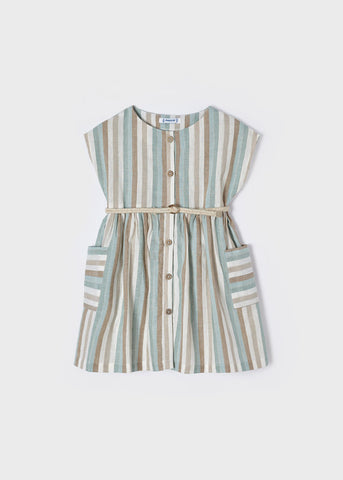 Stripes linen dress