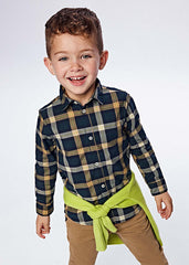 4168, L/S Small Plaid Shirt
