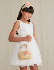 STRAW FLOWER BAG