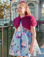 5522 Jacquard Printed Dress