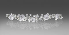 First Communion tiara with veil