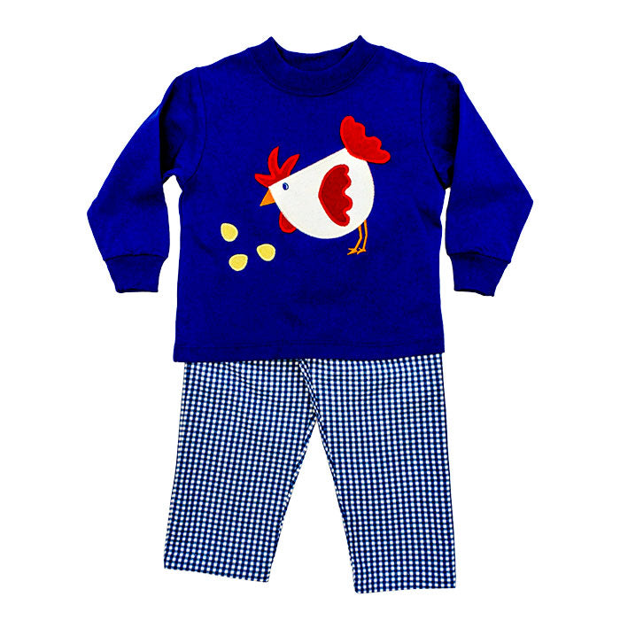 8812-PTSB-C, Rooster Boys Pant Set
