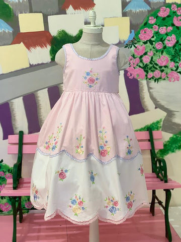 CK3524, classic rose dress