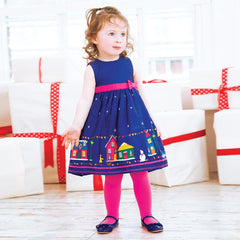 Holiday Blue Dress D7756