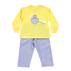8805-PTSB-C, Noah's Ark Boys Pant Set