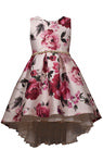 W28817-DV Mikado Hi-Low dress