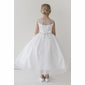 ILLUSION NECKLINE DRESS WITH RHINESTONE